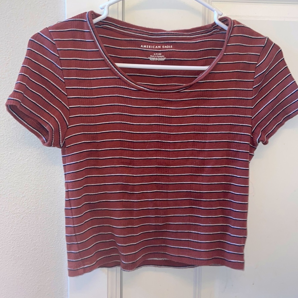 Small American Eagle Crop Top